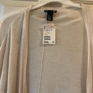 H&M beige cardigan